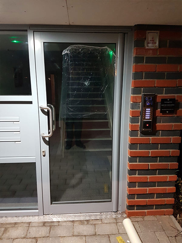 photograph of upvc door lock repair work in Leeds uk